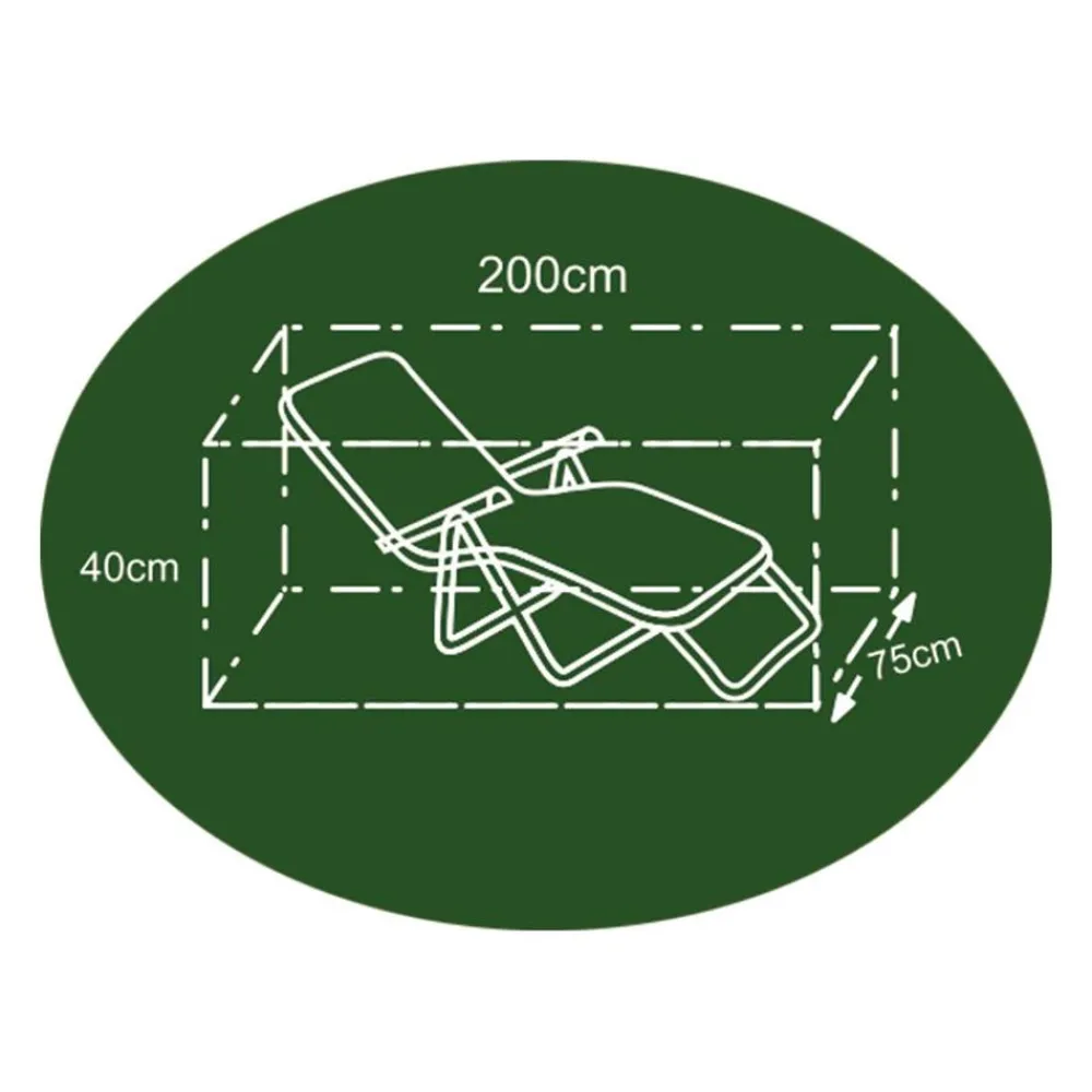 TP Abdeckhaube Fur Gartenliege 75X40X200Cm Anthrazit Discount