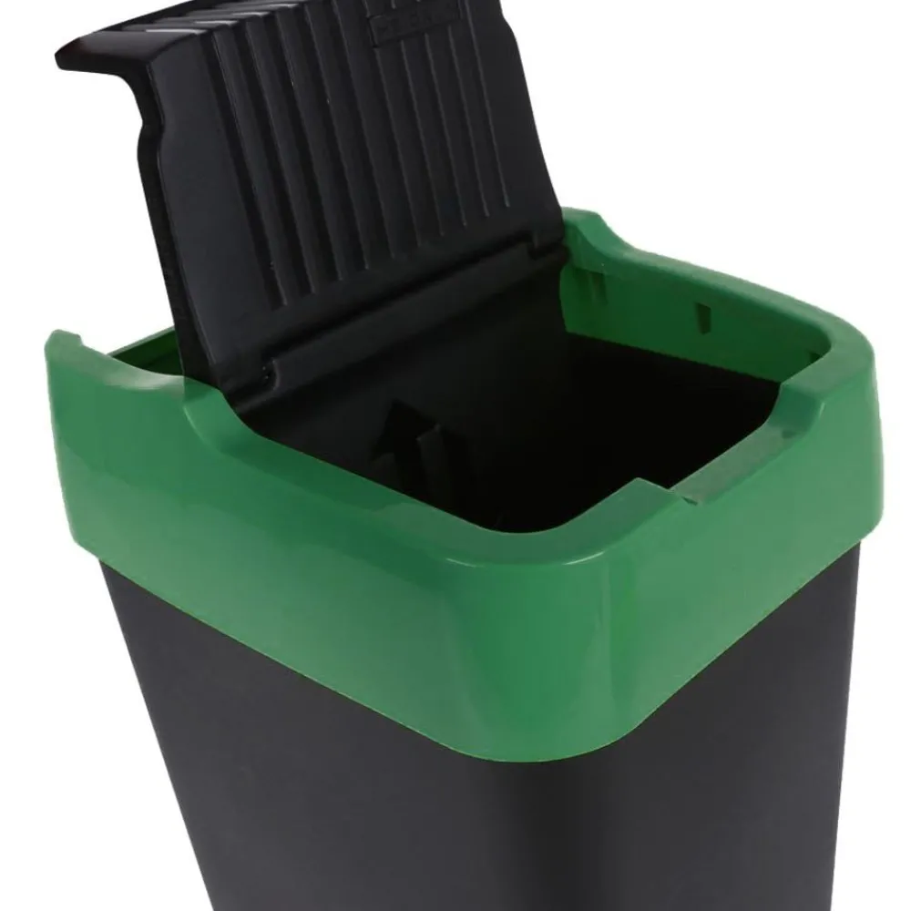 Heidrun Abfalleimer Mit Schwingdeckel 60L Grun Hot