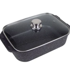 TP Aluguss-Gansebrater Mit Glasdeckel Hot