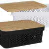 TP Aufbewahrungsbox Mit Bambus-Deckel 11L Best