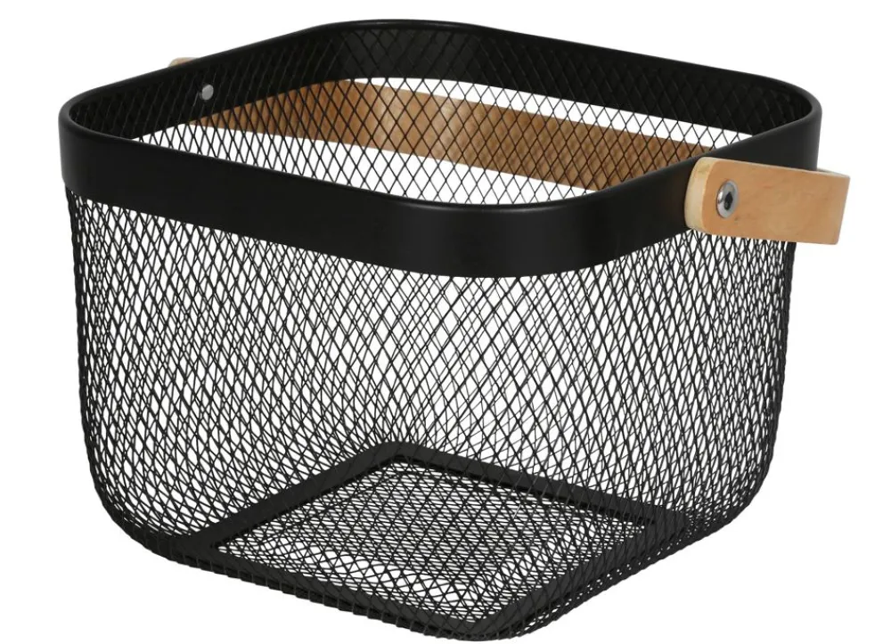 TP Aufbewahrungskorb Black-Line 26X26X18,5Cm Discount