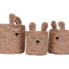 New Home AufbewahrungsKörbe Aus Teddystoff 3Er-Set Braun Discount