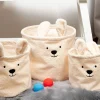 New Home AufbewahrungsKörbe Aus Teddystoff 3Er-Set Beige Outlet