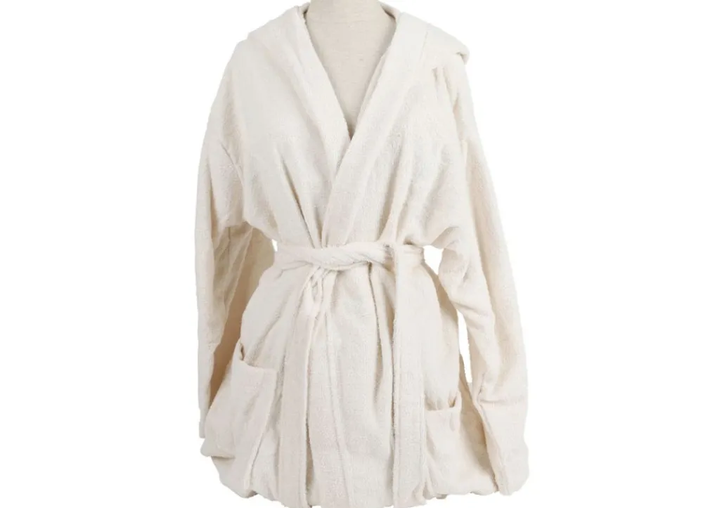 Genevieve Lethu Bademantel Aus Bio-Baumwolle Grose S/M Sale