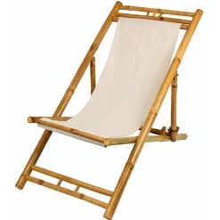 TP Bamboo Relax-Liegestuhl Beige Discount