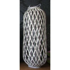 TP Bambuslaterne Mit Glaswindlicht 33X90Cm