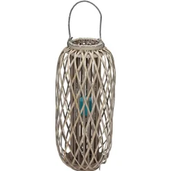 TP Bambuslaterne Mit Glaswindlicht 29X70Cm Best
