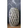 TP Bambuslaterne Mit Glaswindlicht 23X50Cm Best