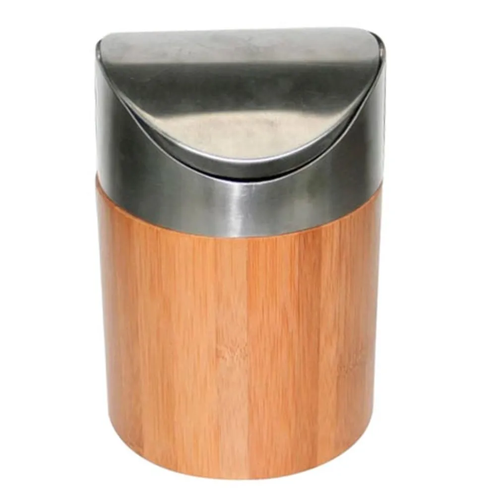 TP Bambus-Tischabfalleimer Discount