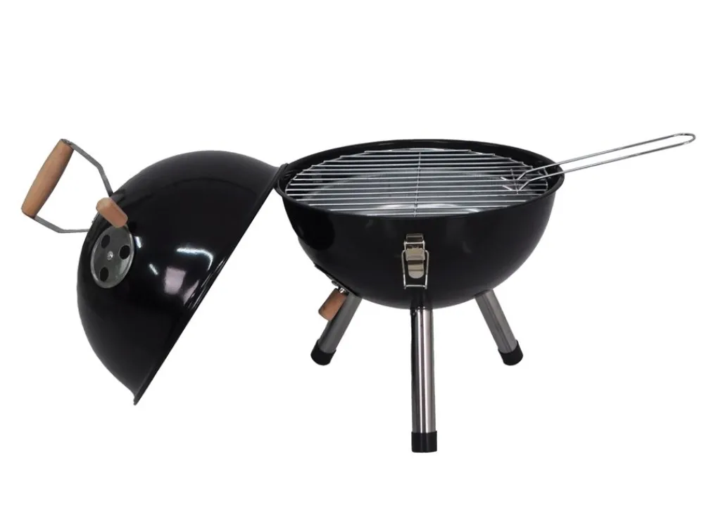 TP Barbecue-Tischgrill Schwarz New