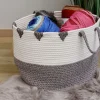 New Home Baumwoll-Aufbewahrungskorb 38X32Cm Outlet