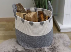 New Home Baumwoll-Aufbewahrungskorb 38X32Cm Outlet