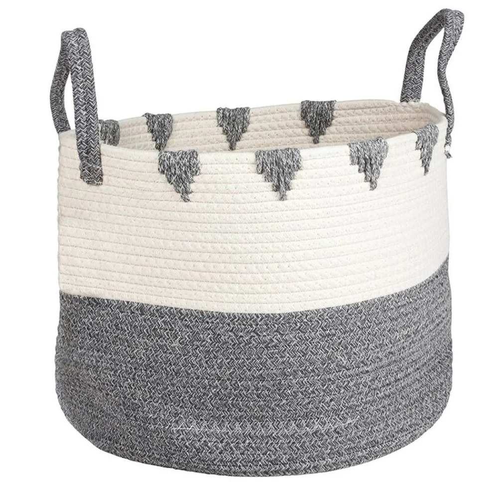 New Home Baumwoll-Aufbewahrungskorb 38X32Cm Outlet
