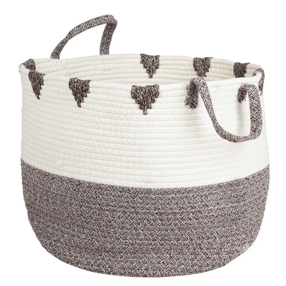 New Home Baumwoll-Aufbewahrungskorb 38X32Cm Outlet