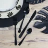 TP Besteck Aus Edelstahl 16-Teiliges Set Schwarz Outlet