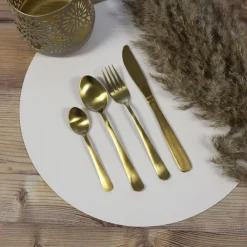 TP Besteck Aus Edelstahl 16-Teiliges Set Gold Sale
