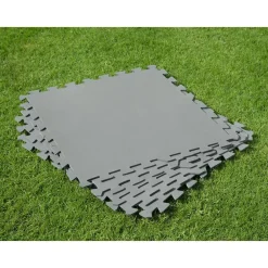 Bestway #58639 Bodenschutzplatten Fur Aufstellpools 50X50Cm 9Er-Set Grau Outlet