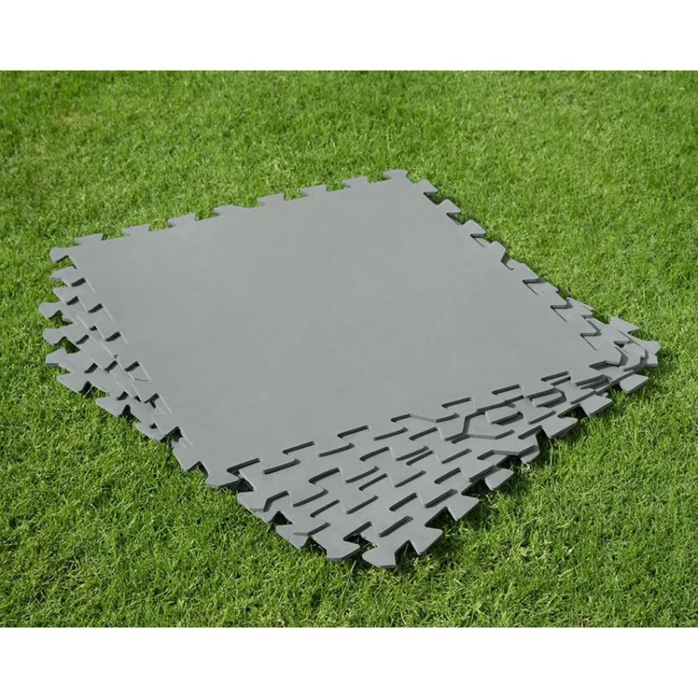 Bestway #58639 Bodenschutzplatten Fur Aufstellpools 50X50Cm 9Er-Set Grau Outlet