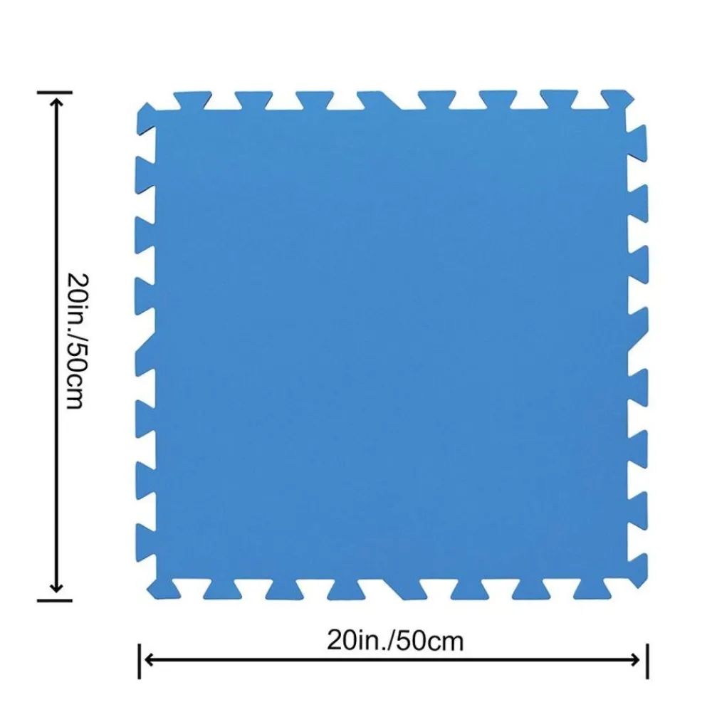 Bestway #58220 Bodenschutzplatten Fur Aufstellpools 50X50Cm 9Er-Set Blau Online
