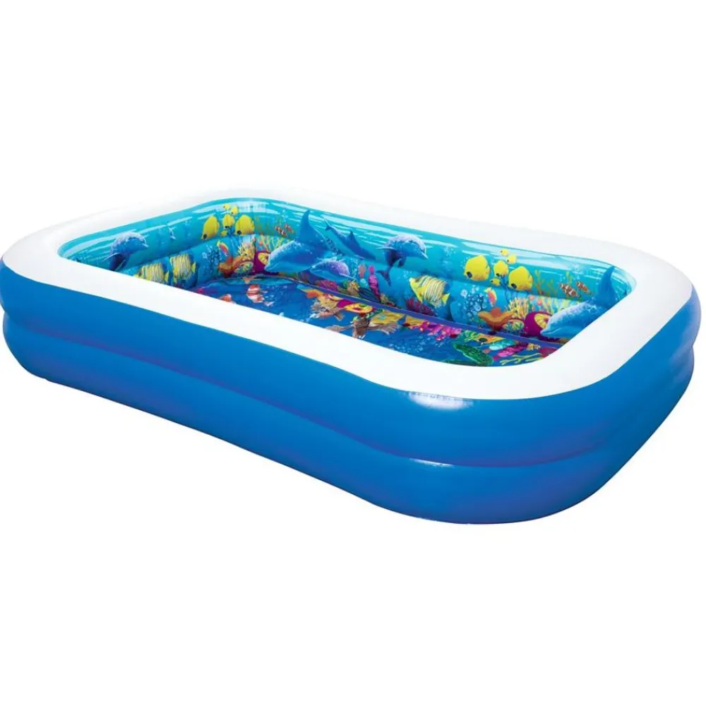 Bestway #54177 3D-Planschbecken Undersea Adventure 262X51X175Cm Hot