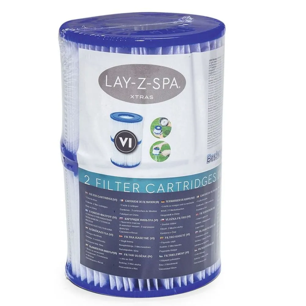 Bestway #60311 Lay-Z-Spa Filterkartuschen Gr. Vi 2Er-Set Outlet
