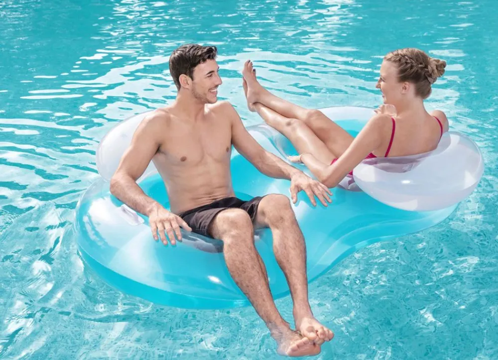 Bestway #43009 2-Personen-Schwimmring Mit Ruckenlehne Online