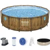 Bestway #56725 Power Steel Swim Vista Series Ii Pool Komplett-Set 488X122Cm