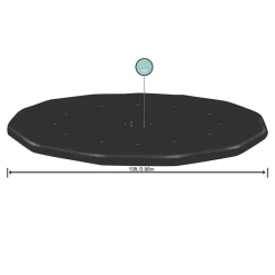 Bestway #58292 Universal-Abdeckplane Fur Pools 360/396Cm New
