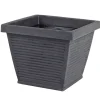 Jelenia Plast Blumenkubel Perugia Anthrazit 33Cm Best