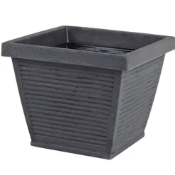 Jelenia Plast Blumenkubel Perugia Anthrazit 33Cm Best