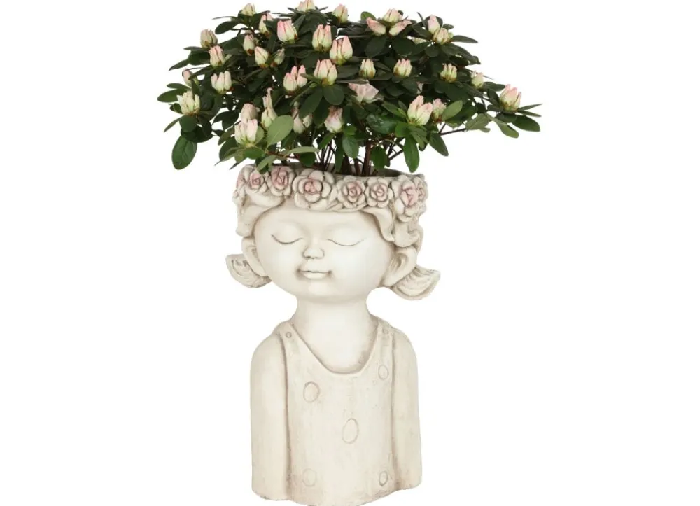 TP Blumentopf Madchen Mit Blumenkranz Design 1 Outlet