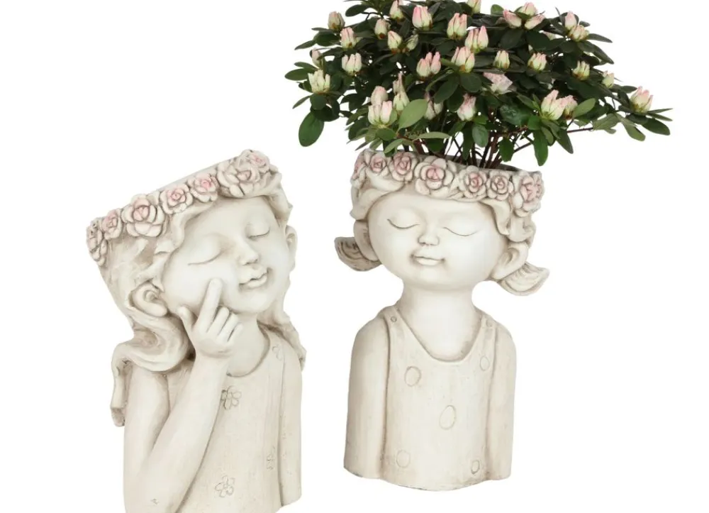 TP Blumentopf Madchen Mit Blumenkranz Design 1 Outlet