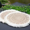 New Home Boho-Platzset Aus Jute Mit Fransen 38Cm New