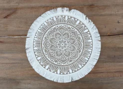 New Home Boho-Platzset Aus Jute Mit Fransen 38Cm New