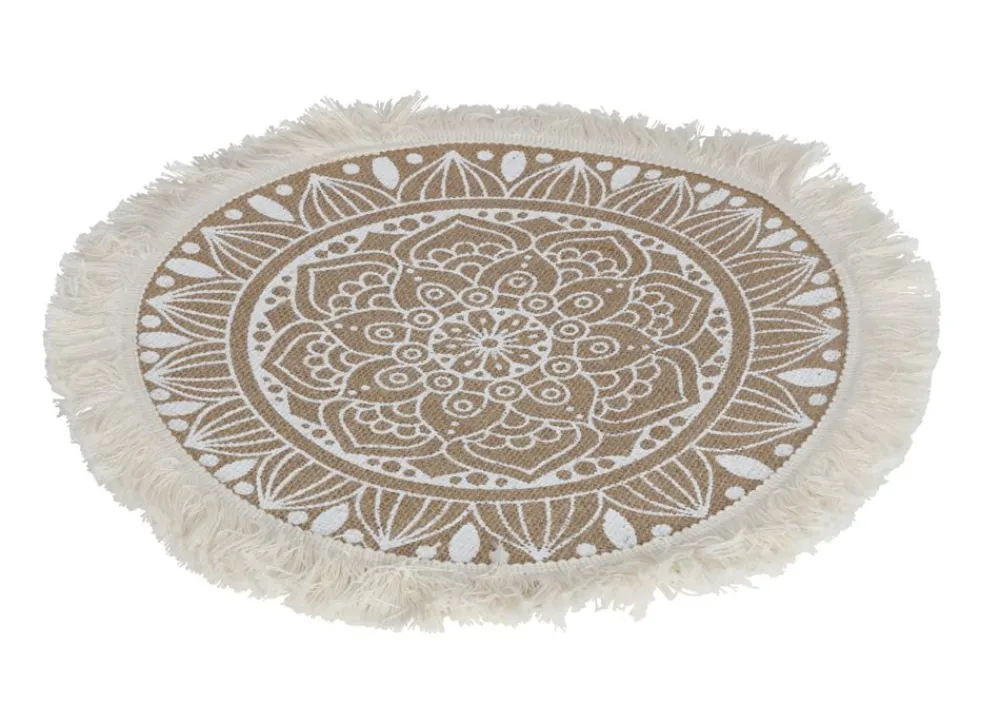 New Home Boho-Platzset Aus Jute Mit Fransen 38Cm New