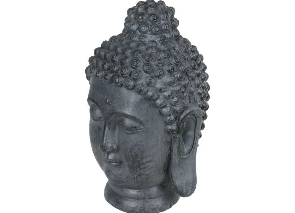 TP Buddha Deko-Kopf Aus Magnesia Gros 29,5X29,5X47Cm Discount
