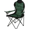Pseudohersteller Camping-Klappsessel Deluxe Waldgrun/Schwarz New