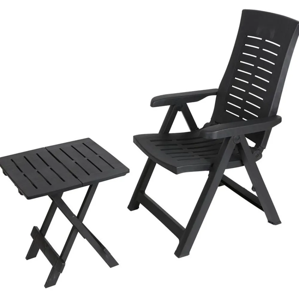 Ipae Progarden Camping-Klapptisch Adige Anthrazit Clearance
