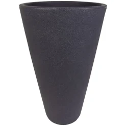Pseudohersteller Capri Pflanztopf Rund 40Cm Anthrazit Outlet