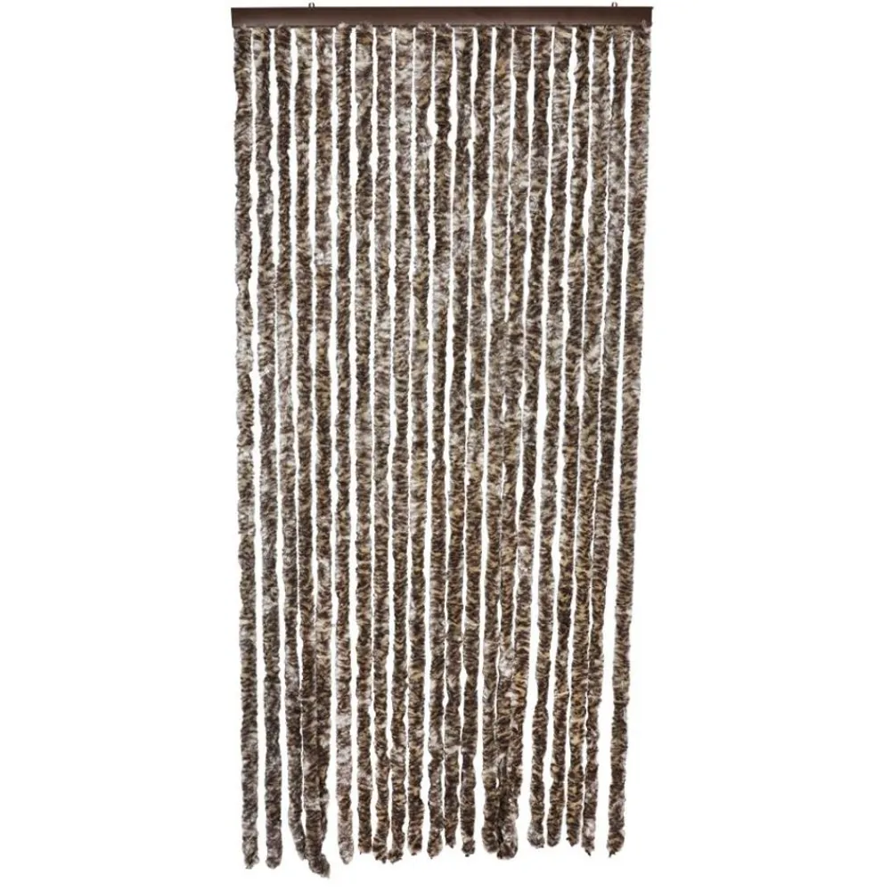 New Home Chenille-Flauschvorhang 90X200Cm Beige/Braun Sale