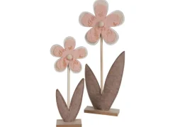 New Home Deko-Blume Aus Filz Und Holz 2Er-Set Outlet