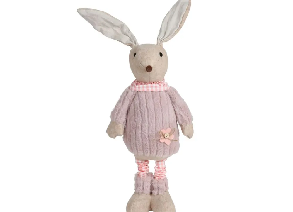 New Home Deko-Hase Mit Teleskopbeinen 70Cm Rosa Outlet