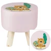 New Home Deko-Hocker Leopard Mit 4 Beinen 28X30Cm New