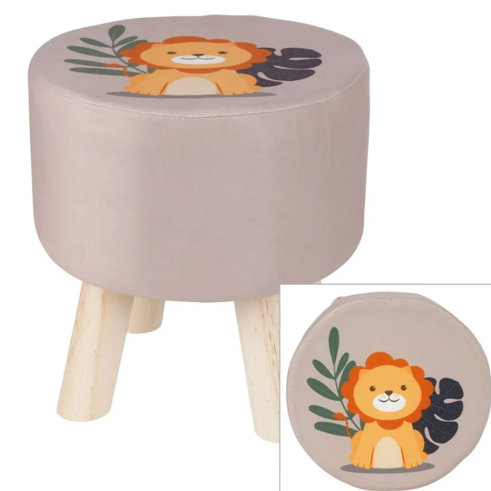 New Home Deko-Hocker Lowe Mit 4 Beinen 28X30Cm Outlet