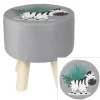 New Home Deko-Hocker Zebra Mit 4 Beinen 28X30Cm Hot