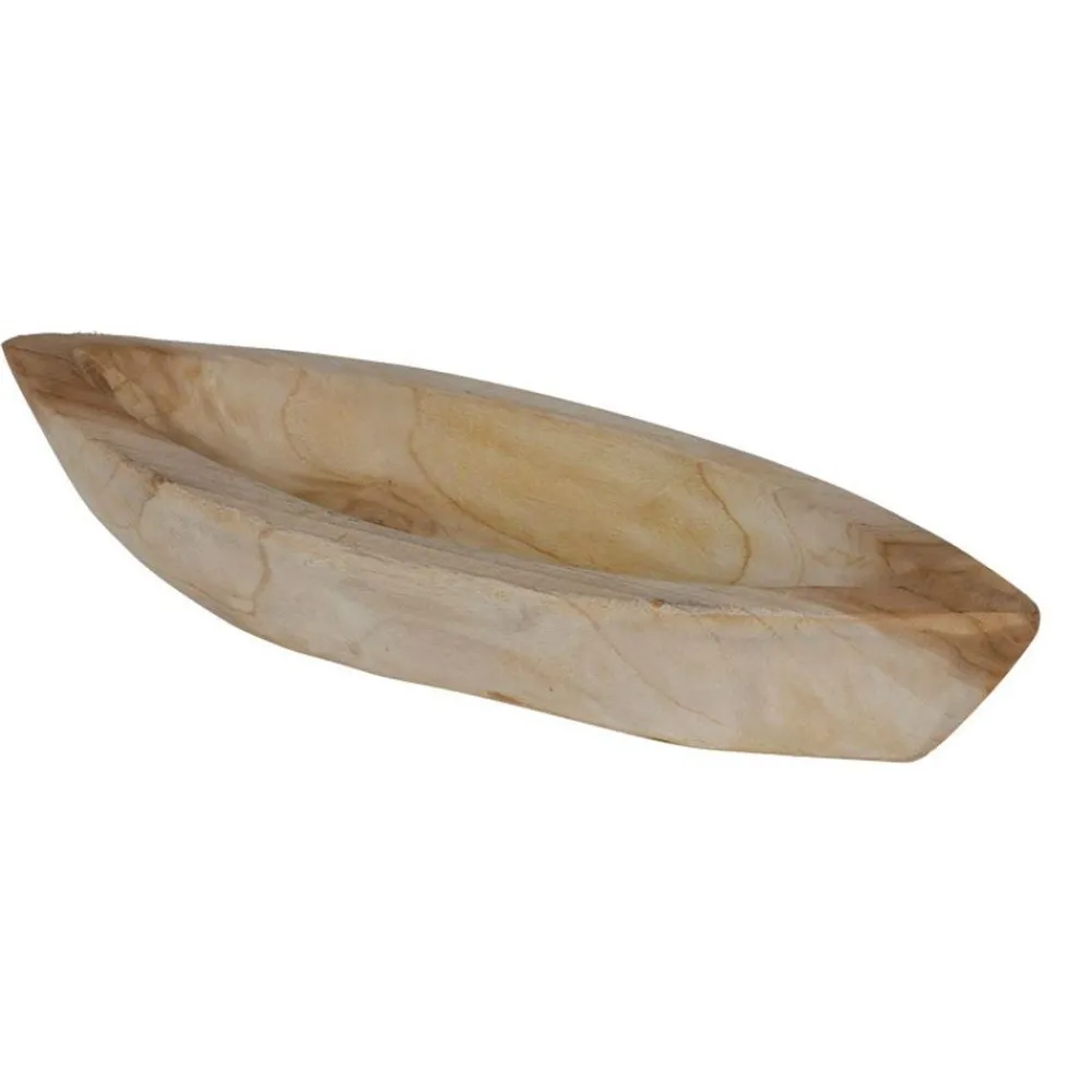 TP Deko-Holzschale Kano Aus Teak 38,5X13X5,5Cm Sale