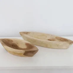 TP Deko-Holzschale Kano Aus Teak 28,5X12X5,5Cm Outlet