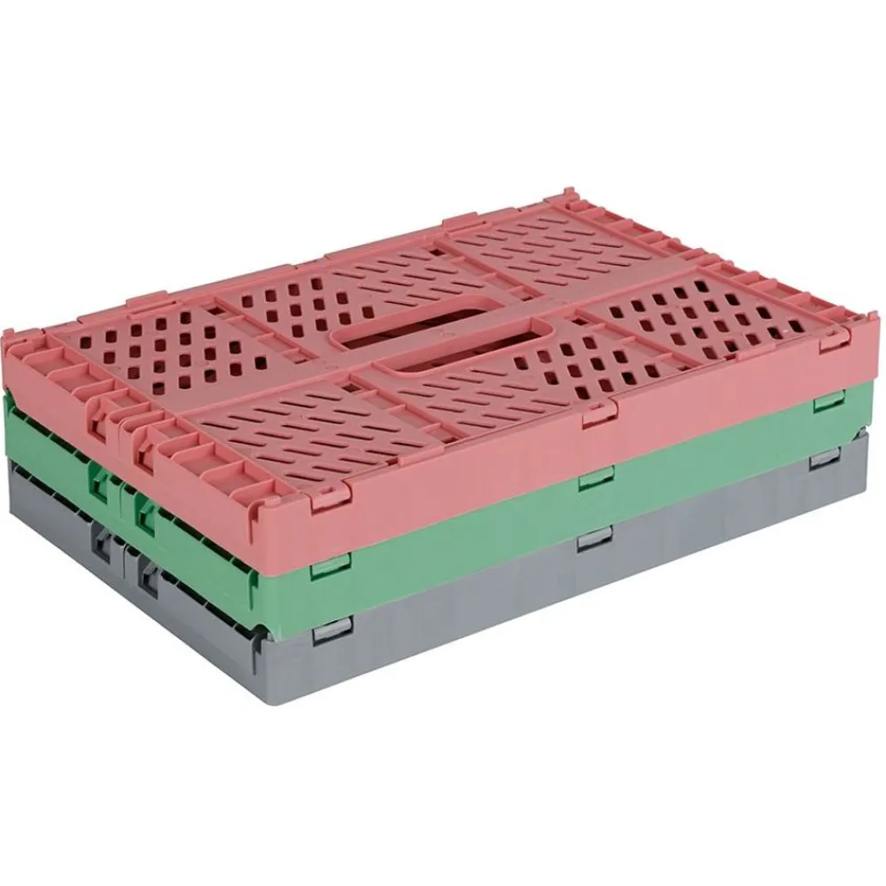 Pseudohersteller Deko-Klappbox Stapelbar 30X20X12Cm Bunt New
