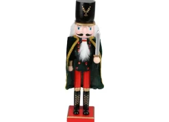 New Home Christmas Deko-Nussknacker Mit Samtumhang 38Cm Smaragdgrun Best