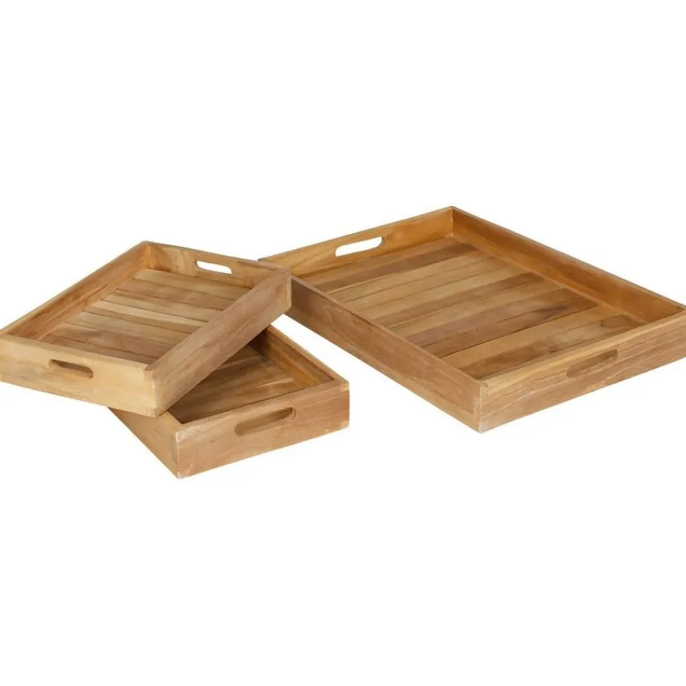 TP Deko-Tablett Aus Holz 39X5X28,5Cm Best